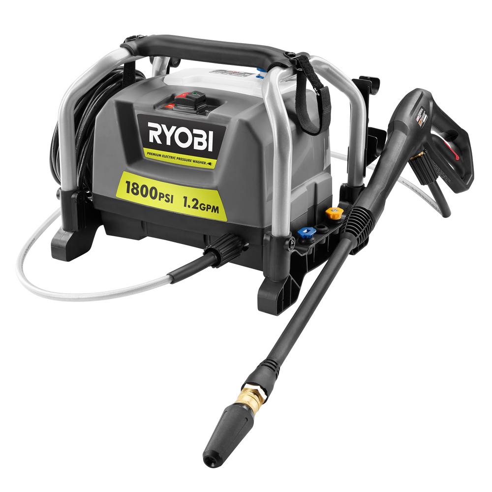 Ryobi RY141812G 1,800 psi 1.2 GPM Electric Pressure Washer