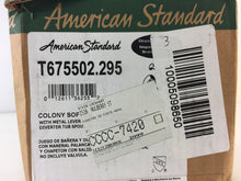 Load image into Gallery viewer, American Standard T675.502.295 Tub &amp; Shower Faucet Trim Kit, Brushed Nickel
