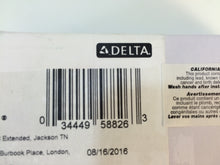Load image into Gallery viewer, Delta 72173 Push Pop-Up Drain Assembly in Chrome with Overflow Holes
