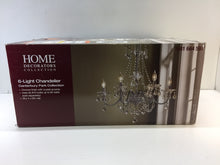 Load image into Gallery viewer, Home Decorators 29360-HBU 6-Light Chrome Crystal Chandelier 1001664597
