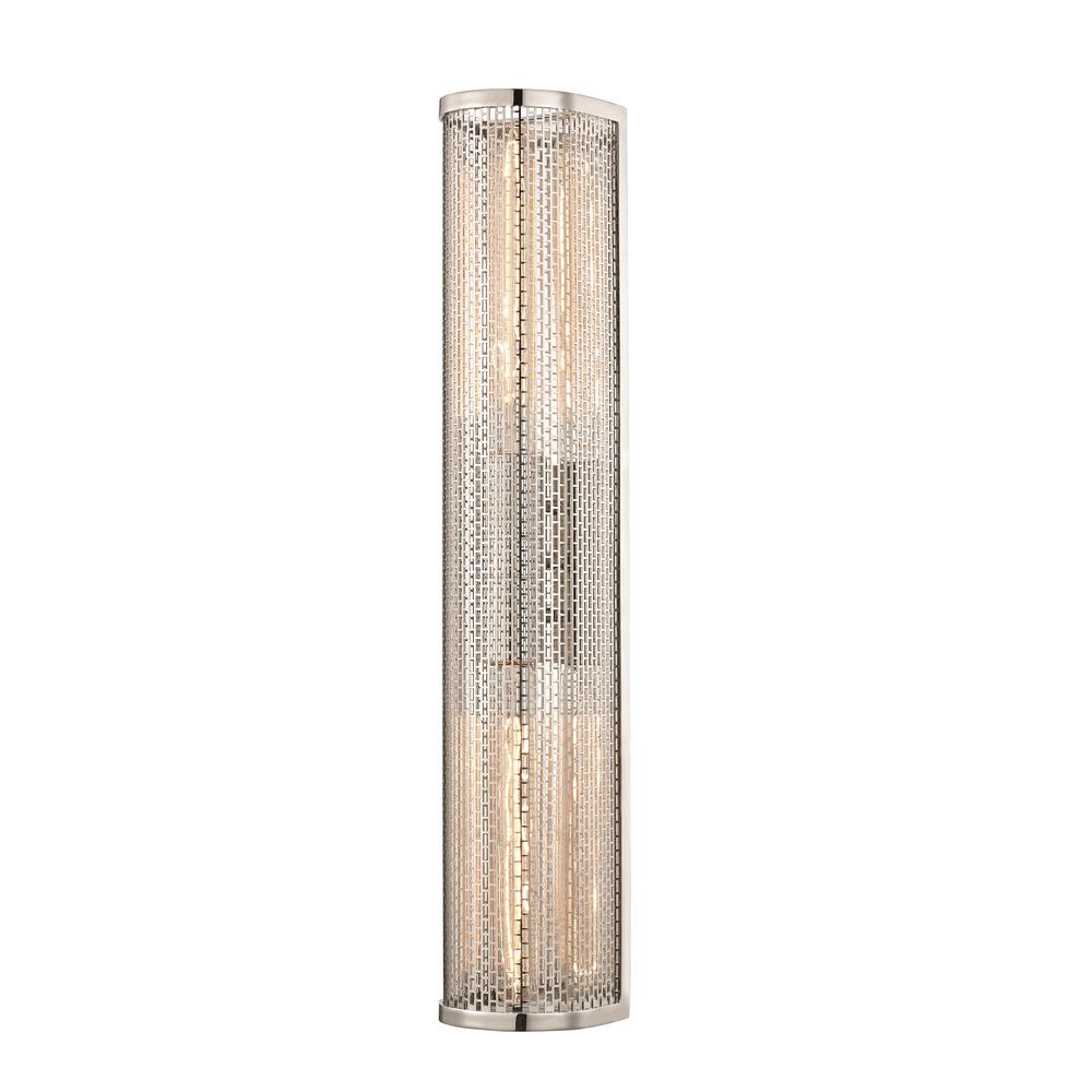 Britt Hudson Valley 2-Light Polished Nickel Wall Sconce Mitzi H151102-PN