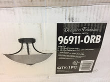 Load image into Gallery viewer, Designers Fountain Montreal 96911-ORB Oil Rubbed Bronze Semi-Flush Mount Light
