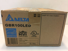 Load image into Gallery viewer, Delta GBR100LED Breez GreenBuilder Series 100 CFM Ceiling Bathroom Exhaust Fan
