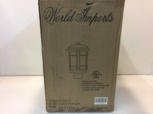 Load image into Gallery viewer, World Imports 9 in. Burnished Bronze Outdoor LED Post Light 9702-21

