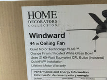 Load image into Gallery viewer, Home Decorators Collection 54401 Windward 44&quot; LED Orange Ceiling Fan 685889
