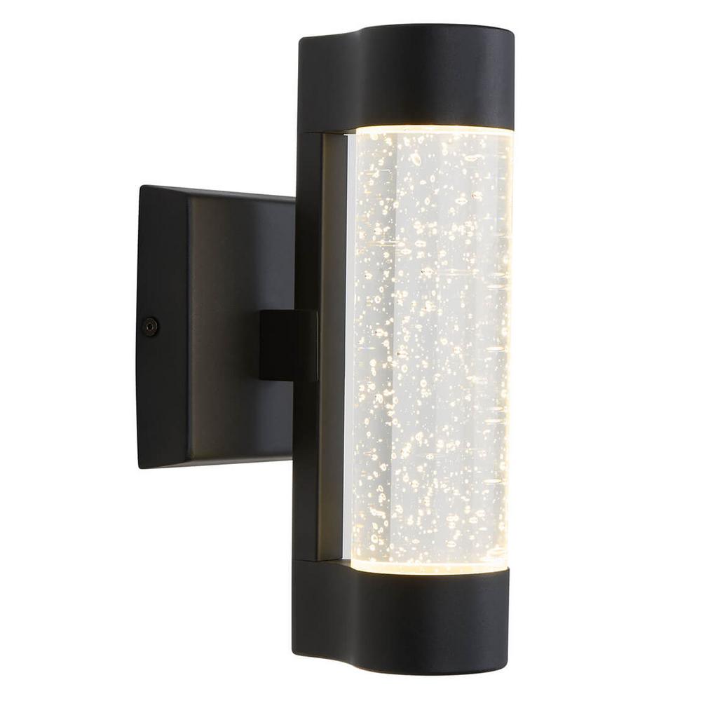 Artika Medium Bubble Flow LED Outdoor Wall Mount Cylinder Light AMP105-RNBL