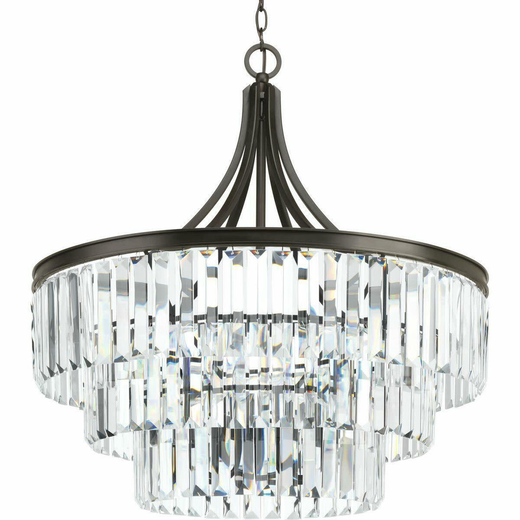 Progress Lighting Glimmer Collection 6-Light Antique Bronze Pendant P5346-20
