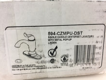 Load image into Gallery viewer, Delta 594-CZMPU-DST Linden 1-Hole 1-Handle Bathroom Faucet Champagne Bronze
