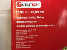 Load image into Gallery viewer, Utilitech 3740-ES 27.95&quot; LED Flush Mount Ceiling Fixture  0805389
