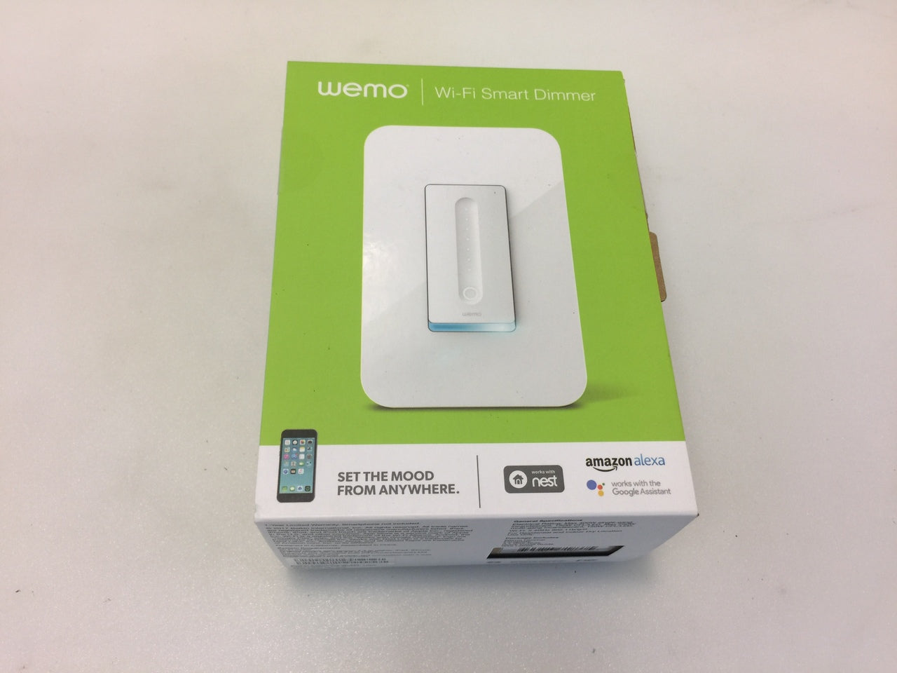 WeMo F7C059 WiFi Smart Dimmer Light Switch NT Electronics LLC wemo-f7c059-wifi-smart-dimmer-light-switch-nt-electronics-llc