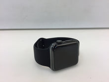 Load image into Gallery viewer, Apple Watch Series 2 42mm Stainless Steel Case Black Sport Band MP4A2LL/A
