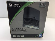 Load image into Gallery viewer, Lithonia Lighting Bronze OLWX1 13W LED Wall Pack with Dusk to Dawn Photocell
