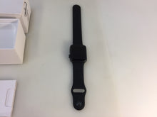 Load image into Gallery viewer, Apple Watch Series 3 MQK22LL/A 42mm Space Gray Aluminium Case Black Sport Band
