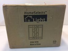 Load image into Gallery viewer, HomeSelects Heritage 6729 2-Light Brushed Nickel Outdoor Wall Mount Sconce
