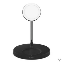 Load image into Gallery viewer, Belkin BoostCharge Pro 2 in 1 Magnetic Wireless Charger with MagSafe
