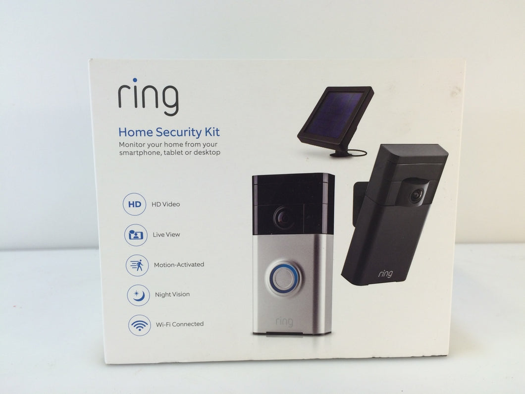 Ring 88HD000FC000 Home Outdoor Security Kit with Doorbell