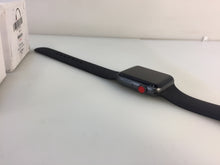Load image into Gallery viewer, Apple Watch Series 3 MQK22LL/A 42mm Space Gray Aluminium Case Black Sport Band
