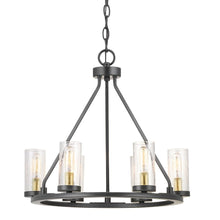 Load image into Gallery viewer, Progress Lighting Hartwell 6-Light Antique Bronze Chandelier P400188-020
