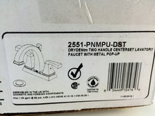 Load image into Gallery viewer, Delta 2551-PNMPU-DST Dryden 4&quot; Centerset 2-Handle Bath Faucet Polished Nickel
