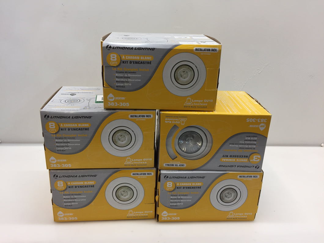 5x Lithonia Lighting LK3GMW M6 3