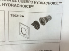 Load image into Gallery viewer, Delta T50210 HydraChoice Body Spray Square Valve Trim Kit in Chrome
