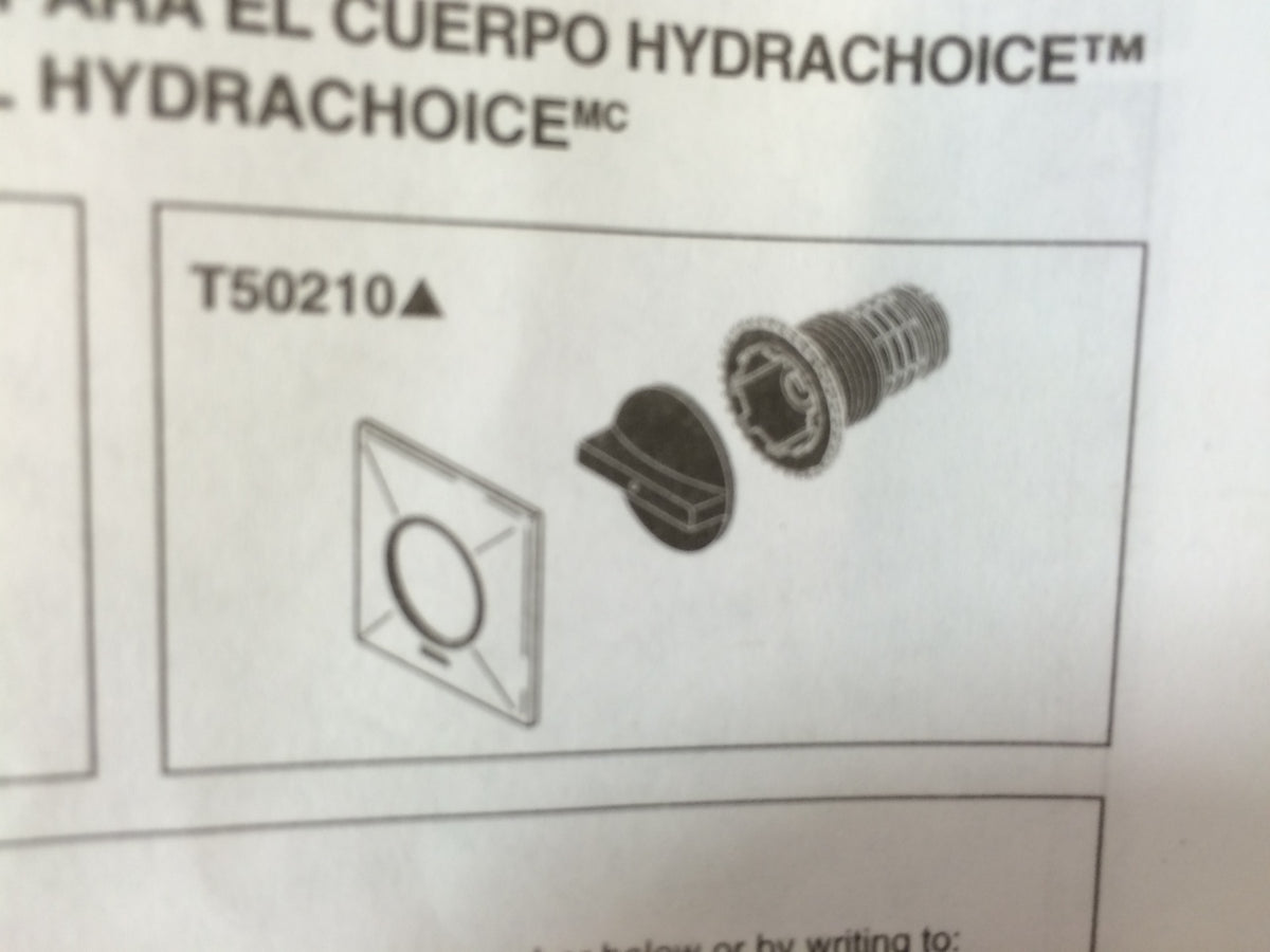 Delta T50210 HydraChoice Body Spray Square Valve Trim Kit in Chrome ...