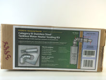 Load image into Gallery viewer, Rheem RTG20210 3&quot;x5&quot; Horizontal Stainless Steel Concentric Termination Vent Kit
