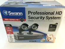Load image into Gallery viewer, SWANN SWDVK-444002-US 4-Channel 720p DVR with 2 720p PRO-A850 Bullet Cameras
