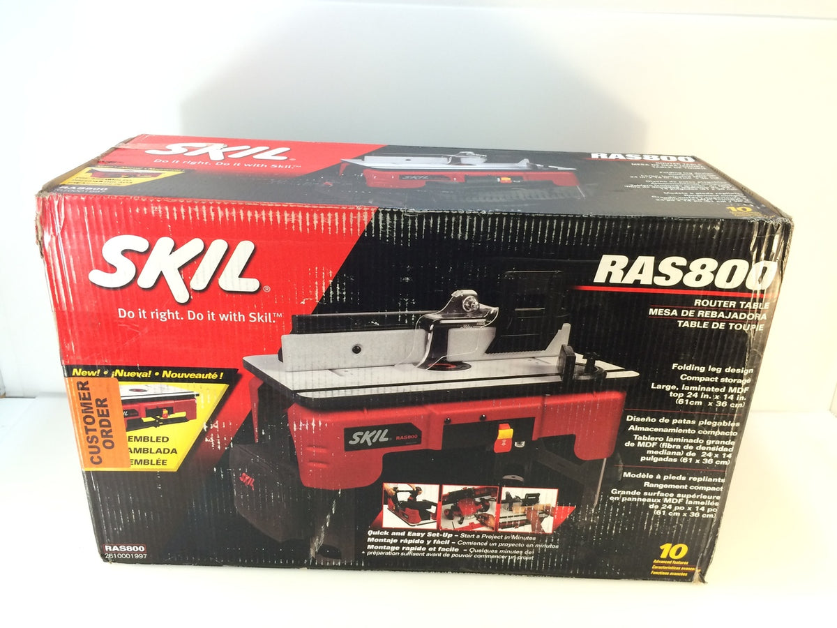 Skil RAS800 Router Table with Folding Leg Design – NT Electronics LLC