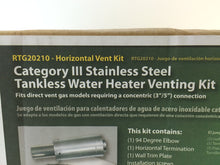 Load image into Gallery viewer, Rheem RTG20210 3&quot;x5&quot; Horizontal Stainless Steel Concentric Termination Vent Kit
