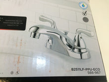Load image into Gallery viewer, Delta B2511LF-PPU-ECO Foundations 4&quot; Centerset 2-Handle Bathroom Faucet Chrome
