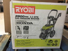 Load image into Gallery viewer, Ryobi RY802800 2,800-PSI 2.3-GPM Honda Power Control Gas Pressure Washer
