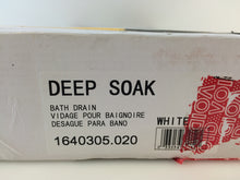 Load image into Gallery viewer, American Standard 1640.305.020 Deep Soak Bath Drain, White
