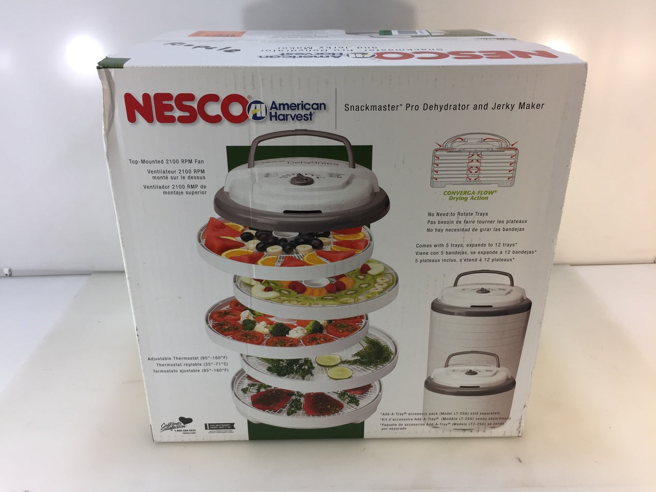 Nesco American Harvest FD-75PR Snackmaster Pro 600-Watt Food