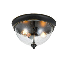 Load image into Gallery viewer, Hampton Bay 21093-000 2-Light 13 in. Bronze Flush Mount Ceiling Light 1003324683
