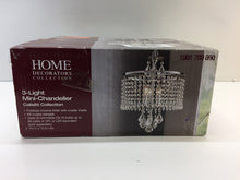 Load image into Gallery viewer, Home Decorators Polished Chrome Mini-Chandelier K9 Crystal Dangles HD-1144-I
