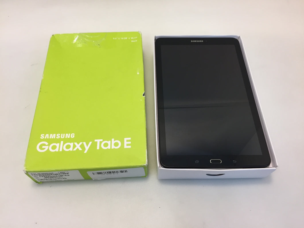Samsung Galaxy Tab E SM-T560 16GB Wi-Fi 9.6in Black SM-T560NZKUXAR, NOB