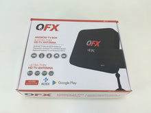 Load image into Gallery viewer, QFX ABX-10 Android TV Box with HD Indoor Antenna &amp; Remote Control
