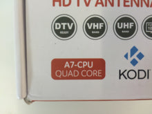 Load image into Gallery viewer, QFX ABX-10 Android TV Box with HD Indoor Antenna &amp; Remote Control
