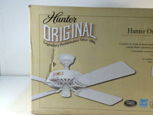 Load image into Gallery viewer, Hunter 23845 Original 52&quot; Indoor/Outdoor White Ceiling Fan
