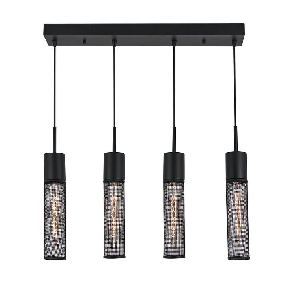 Artika MTN4L-HD1 Milton 4-Light Black Pendant