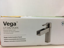 Load image into Gallery viewer, Pfister LF-042-VGKK Vega 1-Hole 1-Handle Bathroom Faucet in Brushed Nickel
