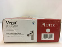 Load image into Gallery viewer, Pfister LF-042-VGKK Vega 1-Hole 1-Handle Bathroom Faucet in Brushed Nickel
