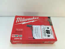 Load image into Gallery viewer, Milwaukee 2494-22 M12 12V Cordless Drill Driver/Impact Driver Combo Kit
