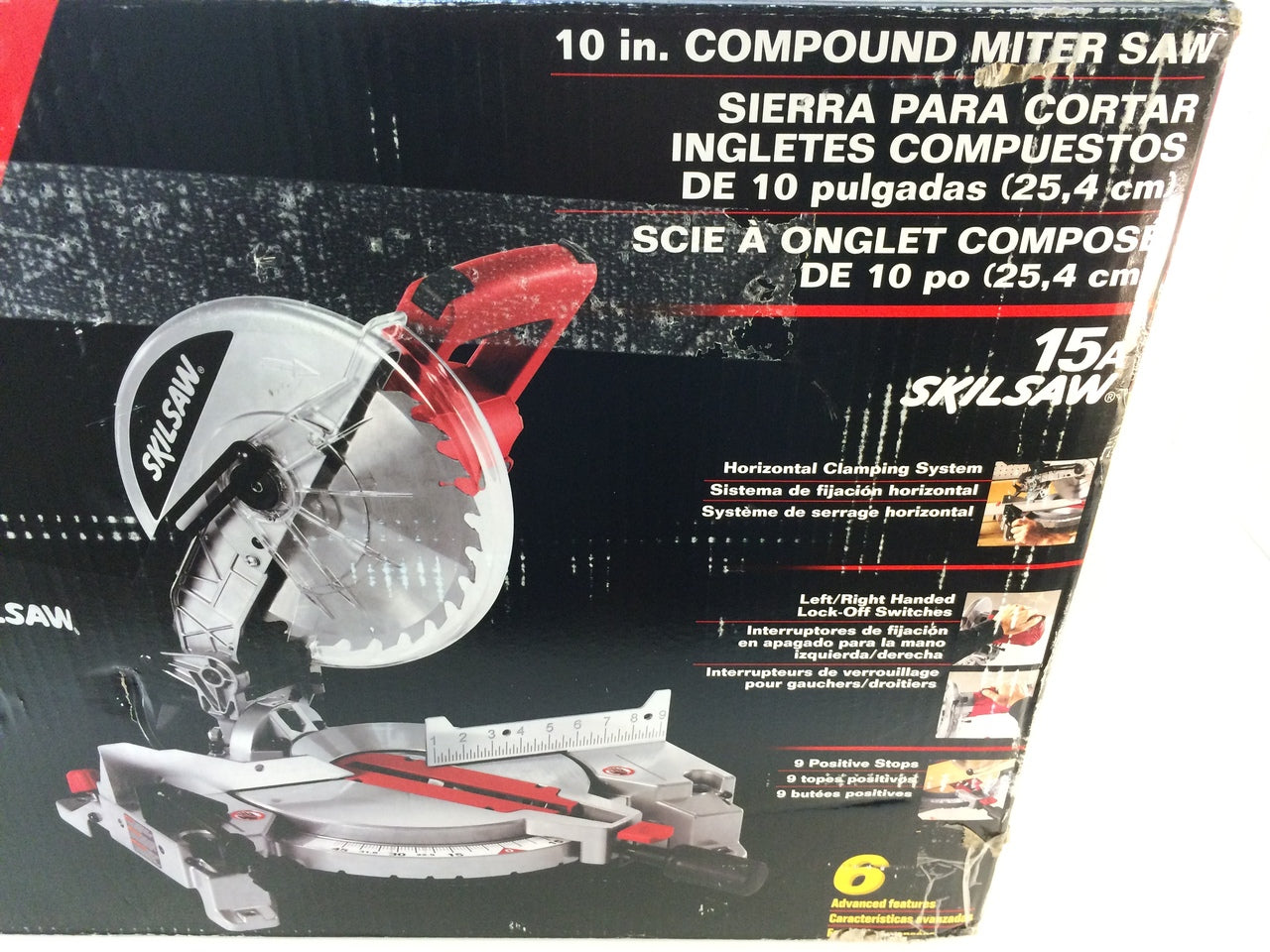 SKIL 3316 04 10 in. 15 Amp Corded Miter Saw with Quick Mount NT Electronics LLC