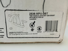 Load image into Gallery viewer, Delta 2538-MPU-DST Lahara 4 in. Centerset 2-Handle Bathroom Faucet Chrome

