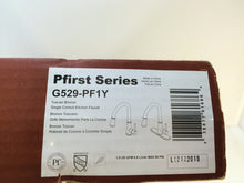 Load image into Gallery viewer, Pfister G529-PF1Y Pfirst 1-Handle Sprayer Kitchen Faucet Tuscan Bronze
