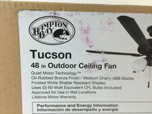 Load image into Gallery viewer, Hampton Bay 51548 Tucson 48&quot; Oil Rubbed Bronze Ceiling Fan 685196
