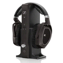 Load image into Gallery viewer, Sennheiser RS 185 Headband RF Wireless Headphones - Black 505564 NOB
