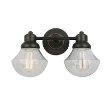 Load image into Gallery viewer, Design House Sawyer 2-Light Oil Rubbed Bronze Sconce 577866
